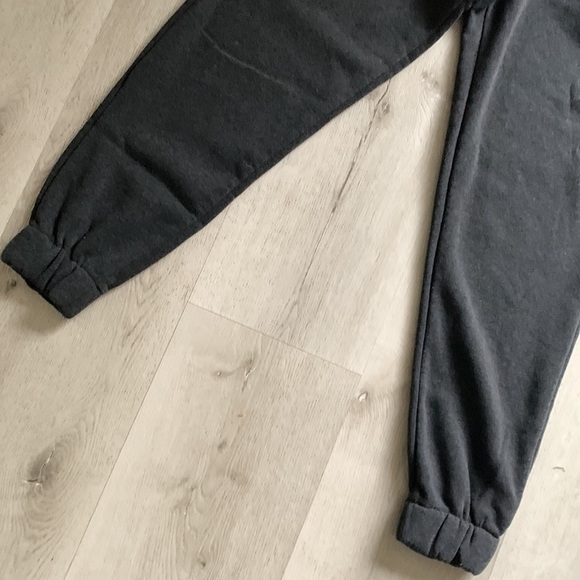 Echo Sweat pants size M gray drawstring pockets logo embroidered - Picture 7 of 14